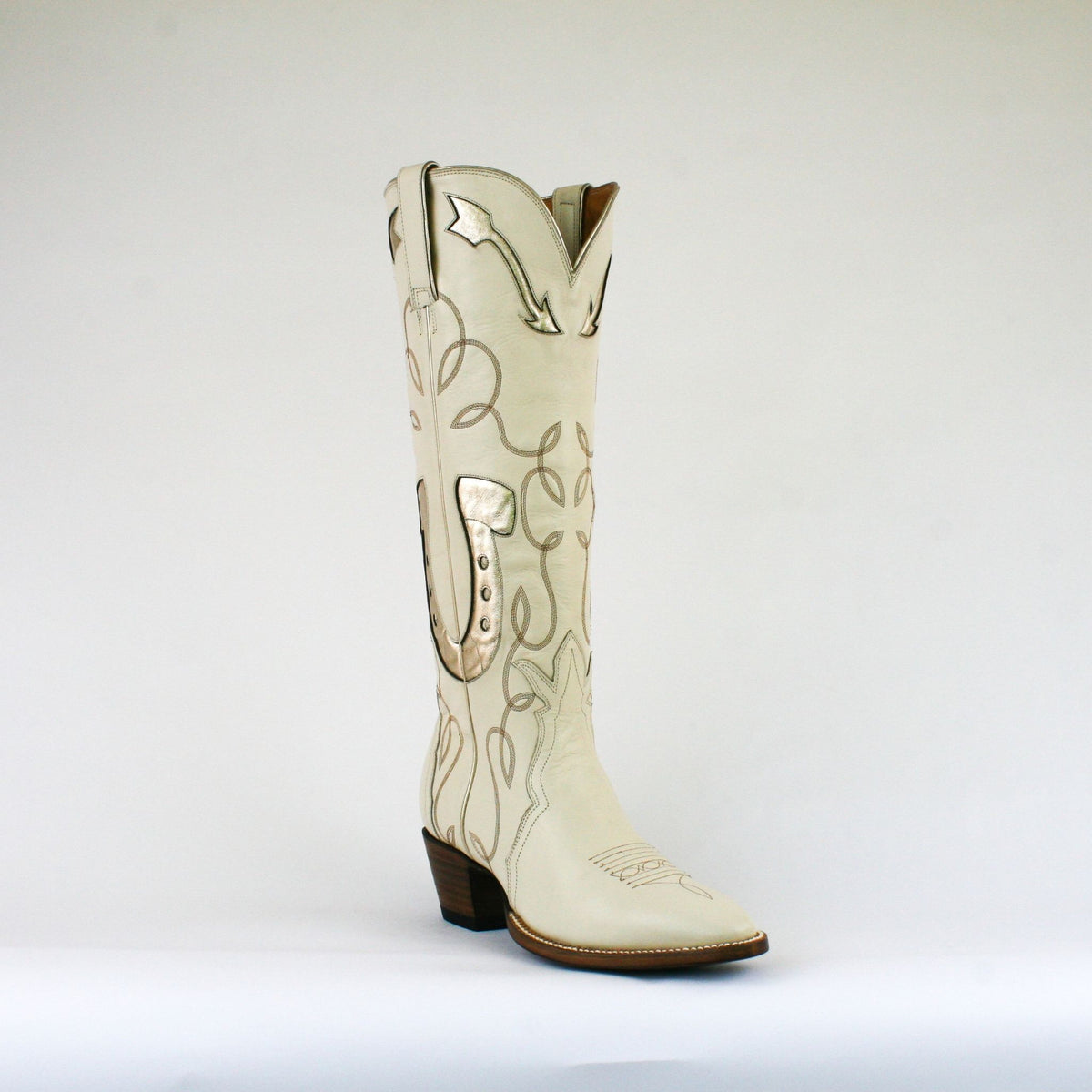 breann western boot front angled view with white background