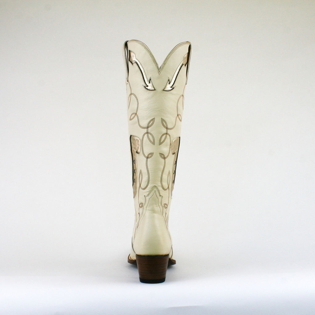 breann western boot back view with white background
