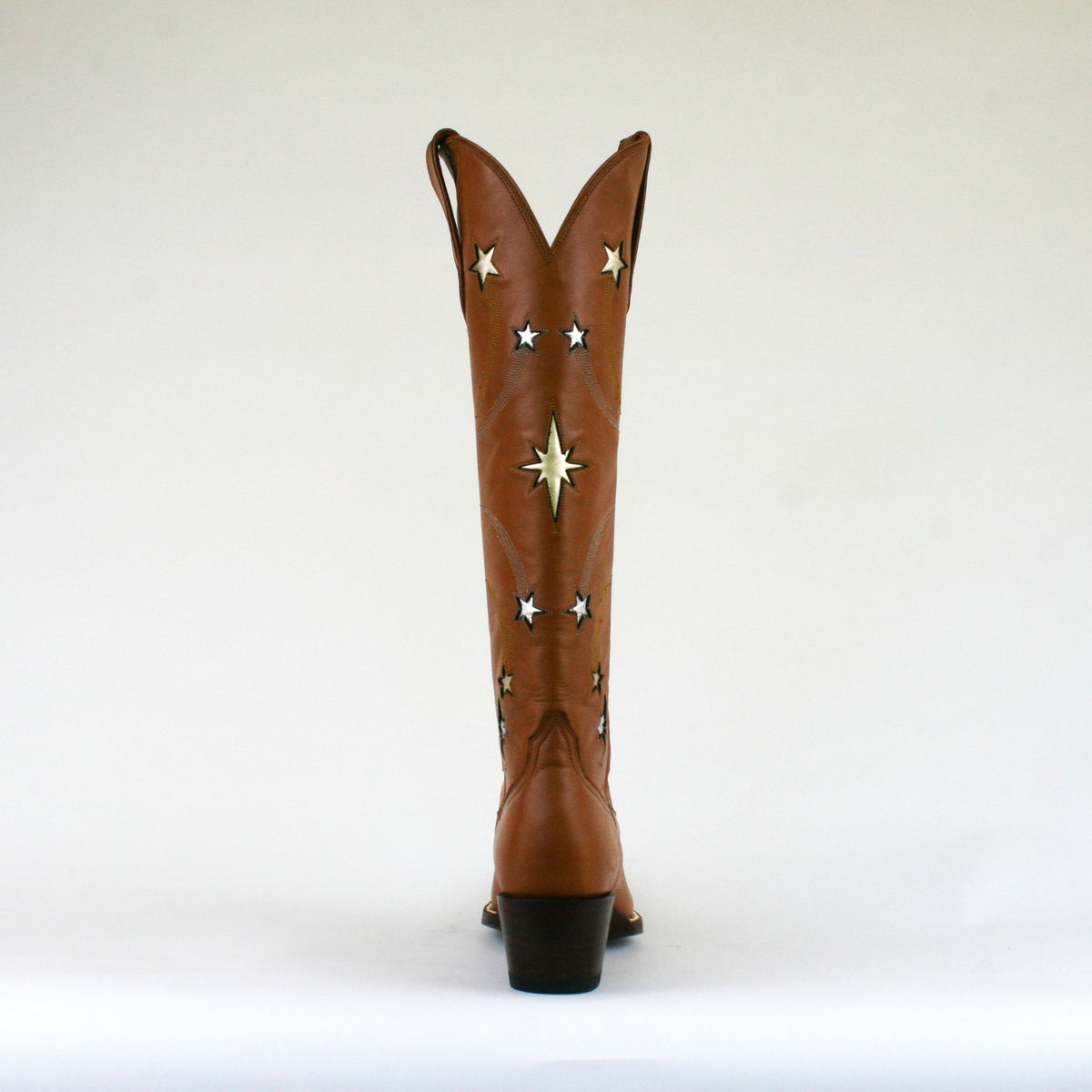 Gwen womens boot back view with white background